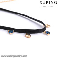 43630 china fabrik direkt großhandel schmuck halskette 18 karat kupferlegierung multicolor diamant choker halskette